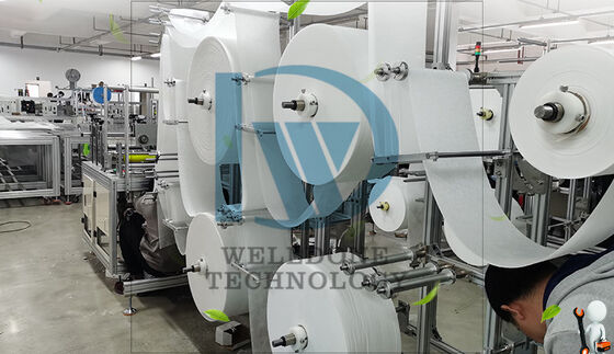 FFP3 FFP2 N95 Produkcja masek na twarz 15,5kW Urządzenia pomocnicze