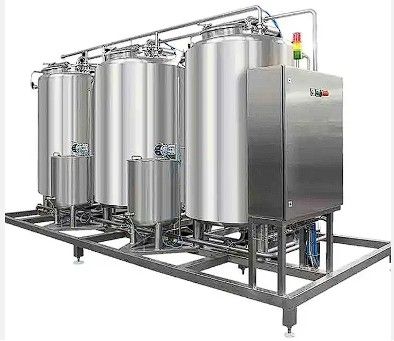 System oczyszczania CIP dla stacji zbiornikowej z odpadami w ekstrakcji CBD i separacji etanolu