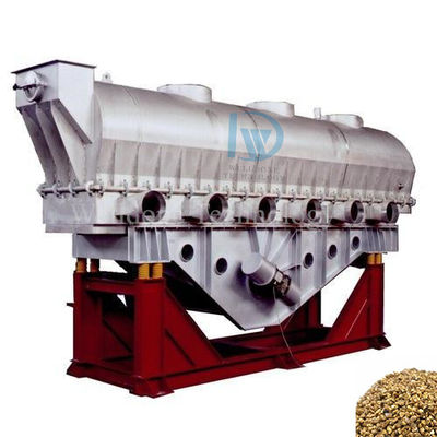 Vibrating Fluidized Bed Dryer For Sea Granule Salt Bread Crumb ZLG Series Vibration Cooler Suszarka
