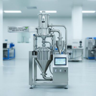 Przyjazna dla środowiska i szybkobieżna maszyna do suszenia rozpyłowego na poziomie żywności