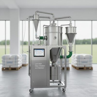 W taniej i wysokowydajnej, przyjaznej dla środowiska suszarce rozpyłowej do żywicy plastikowej